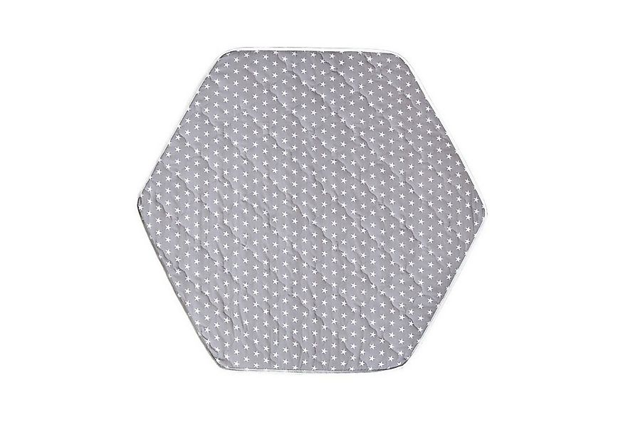 Laufgitter-Matratze 6-Eckige Laufgittermatratze Grey Stars, Baby-Delux, 7.0 günstig online kaufen