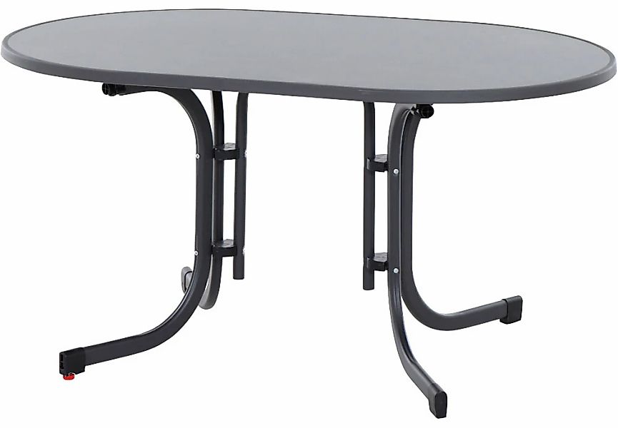 Siena Garden Gartentisch "Paco", (1 St.), BxTxH: 90x140x71 cm, Stahl / Mela günstig online kaufen