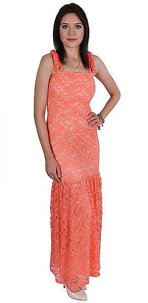 Sarcia.eu Spitzenkleid John Zack Orangefarbenes Maxikleid aus Spitze S günstig online kaufen
