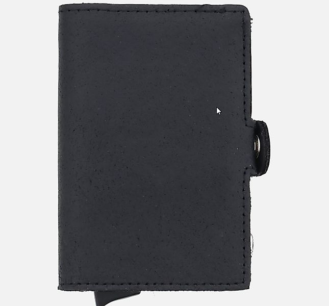 Spectrum Kartenetui Smartcard-Halter Leder Druckknopf Smart Wallet Portemon günstig online kaufen