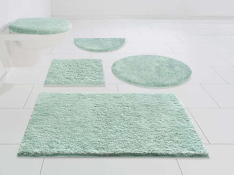 my home Badematte »Jos, Badvorleger, Badezimmer Teppich« Höhe 22 mm rutschh günstig online kaufen