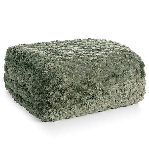 Wohndecke CINDY/6, Design91, Tolle Struktur, Waffelmuster, günstig online kaufen