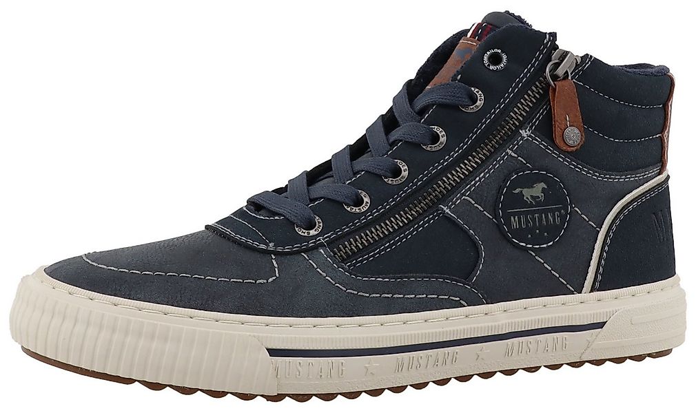 Mustang Shoes Masha Sneaker High Top Sneaker, Schnürboots mit Reißverschlus günstig online kaufen