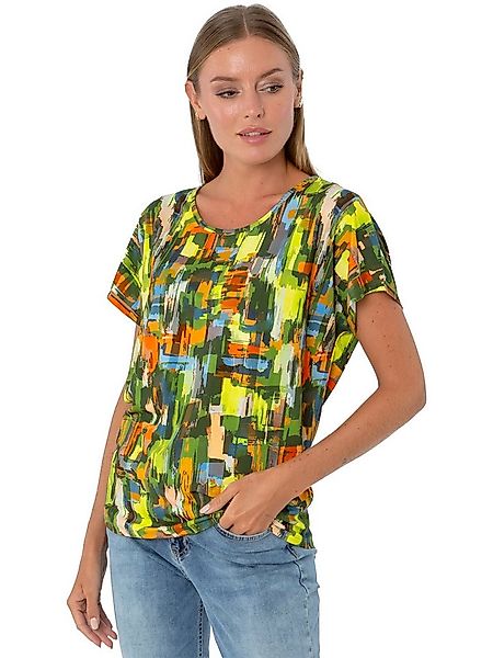 Estefania for woman Kurzarmshirt 194-1230, mit abstrakten Druck Drop-Should günstig online kaufen