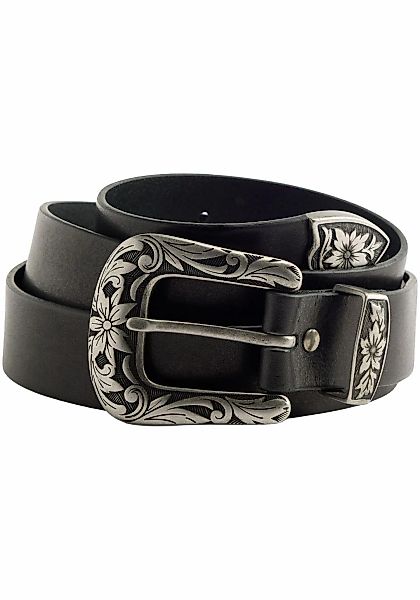 Levis Ledergürtel "GO WEST BELT", mit Blumenrelief günstig online kaufen