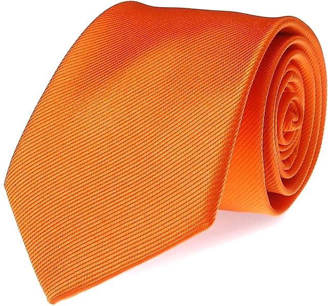 Krawatte Seide Orange Uni F01 - günstig online kaufen