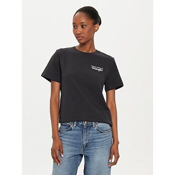 Wrangler  T-Shirts & Poloshirts 112356429-FADED BLACK günstig online kaufen