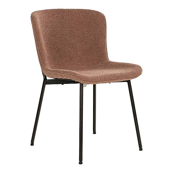 Stuhl Küche Esszimmerstuhl in Rostfarben und Schwarz (2er Set) günstig online kaufen