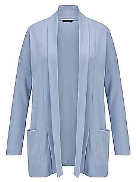 Long-Jacke Schalkragen Peter Hahn blau günstig online kaufen