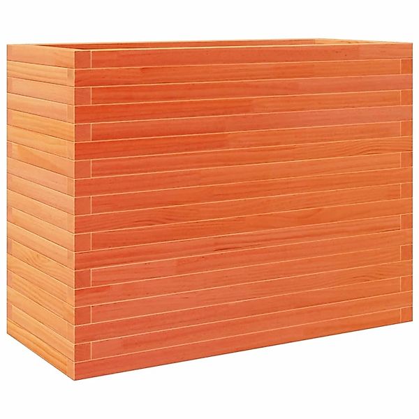 vidaXL Pflanzkübel Wachsbraun 90x40x68,5 cm Massivholz Kiefer 3282491 günstig online kaufen