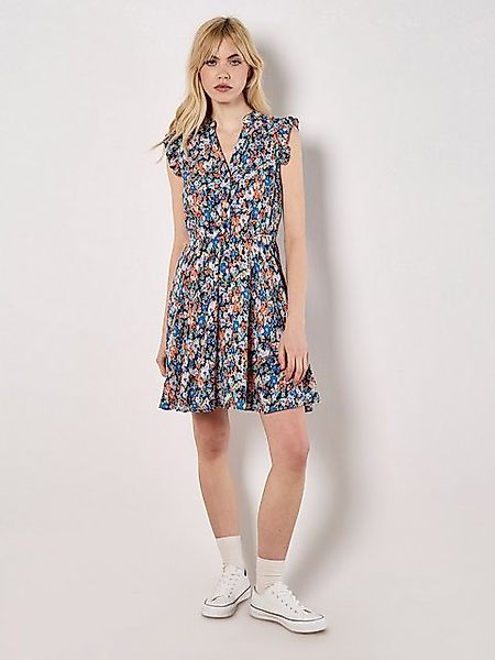 Apricot Minikleid Ditsy Floral Kleid, mit Knopfleiste günstig online kaufen