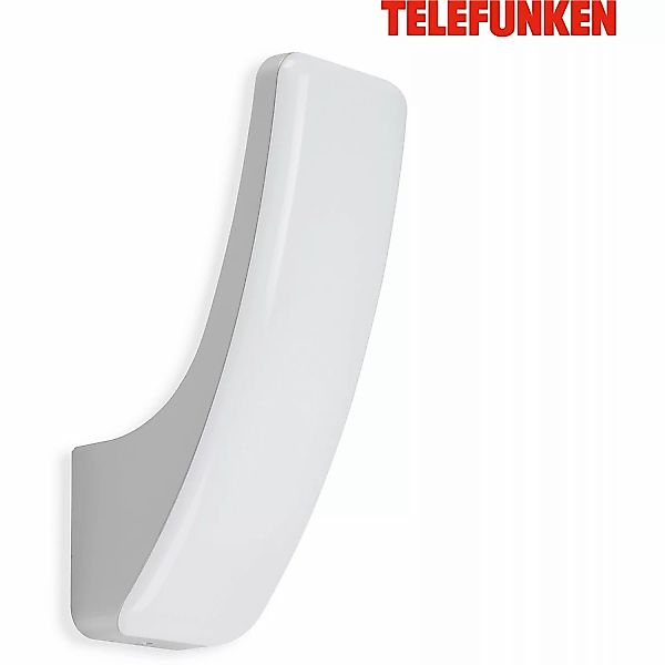 Telefunken LED-Außenleuchte Gent Silberfarbig günstig online kaufen