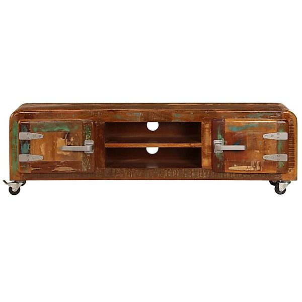 VidaXL TV-Schrank 120x30x36 cm Altholz Massiv günstig online kaufen