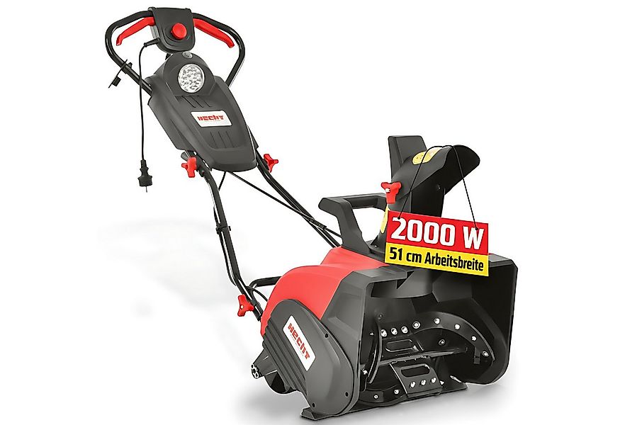 Hecht Elektro-Schneefräse 2000 W, 51,00 cm Arbeitsbreite, 33 cm Arbeitshöhe günstig online kaufen