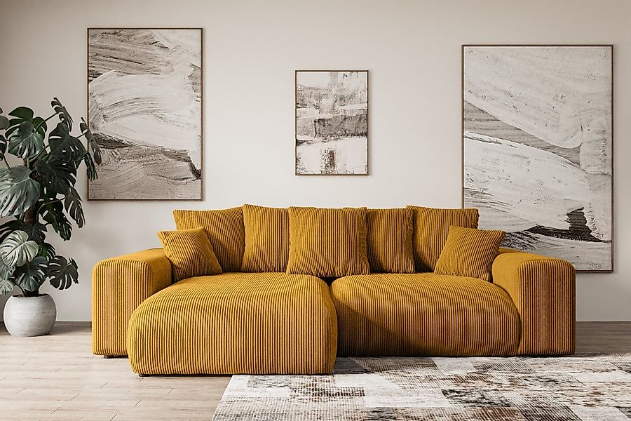 ALTDECOR Ecksofa ESKAR-L, Couch mit Schlaffunktion, günstig online kaufen