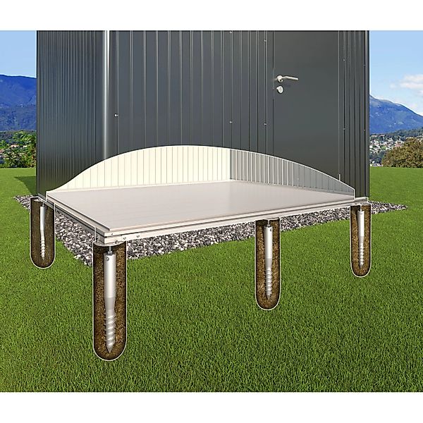 Biohort Geräteschrank-Fundament Smartbase Plus Large 186 cm x 150 cm x 10 c günstig online kaufen