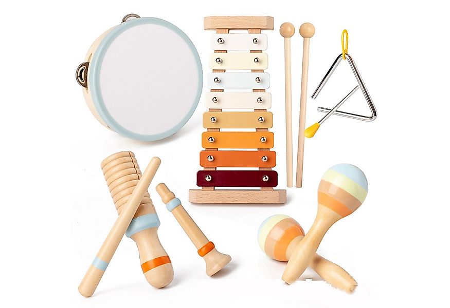 CLTYQ Lernspielzeug Baby Musikinstrumente Montessori-Holzspielzeug für Klei günstig online kaufen