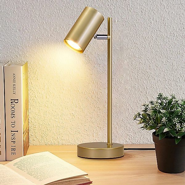 Nettlife Tischleuchte Schlafzimmer Schwarz/Weiß/Gold Schwenkbar 350° günstig online kaufen