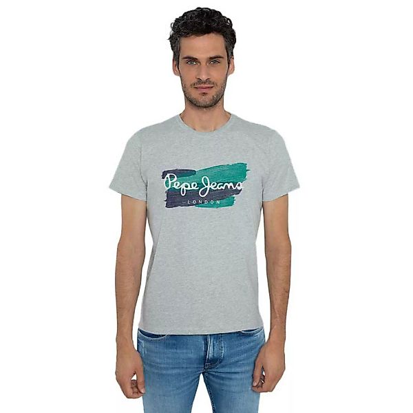 Pepe Jeans Aitor Kurzärmeliges T-shirt M Grey Marl günstig online kaufen