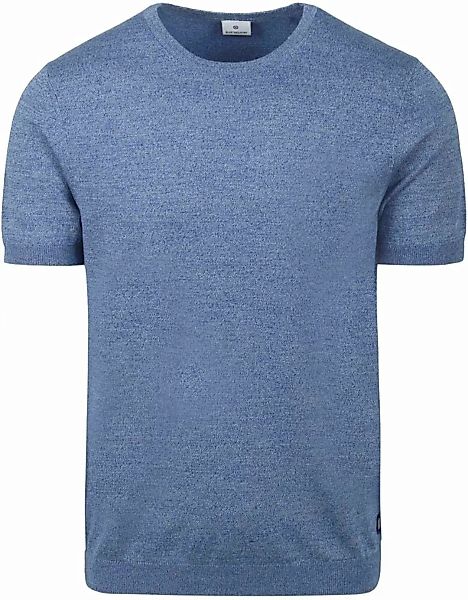 Blue Industry Knitted T-Shirt Melange Blau - Größe XXL günstig online kaufen