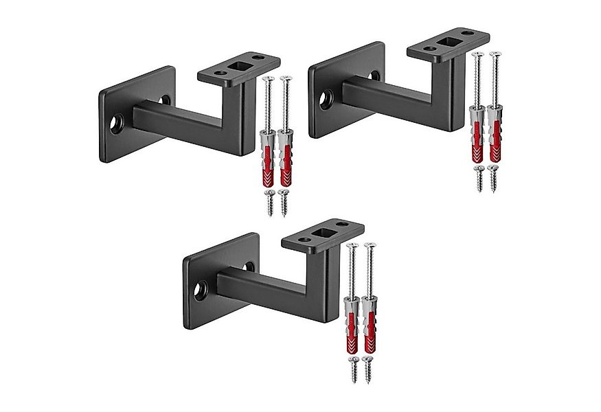 SO-TECH® Handlauf Handlaufhalter NOBLE 90° Stahl schwarz pulverbeschichtet, günstig online kaufen