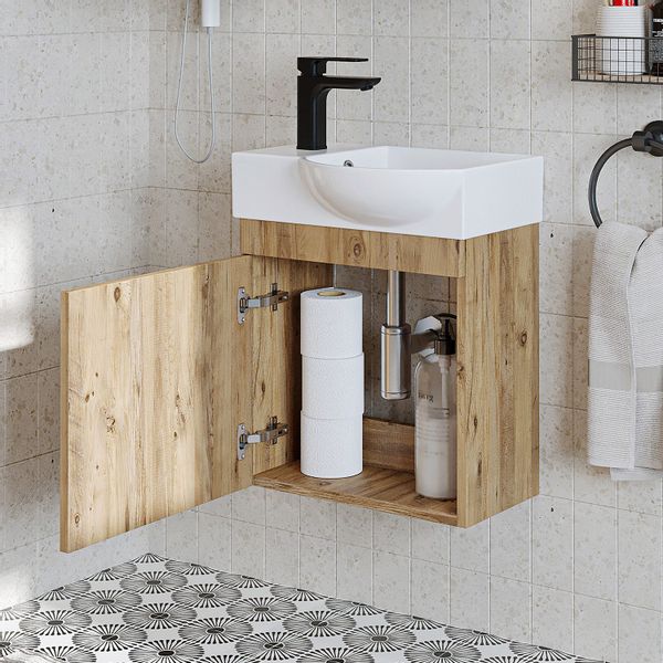 Roomart Badmöbel-Set PUNTO, (Unterschrank mit Waschbecken günstig online kaufen