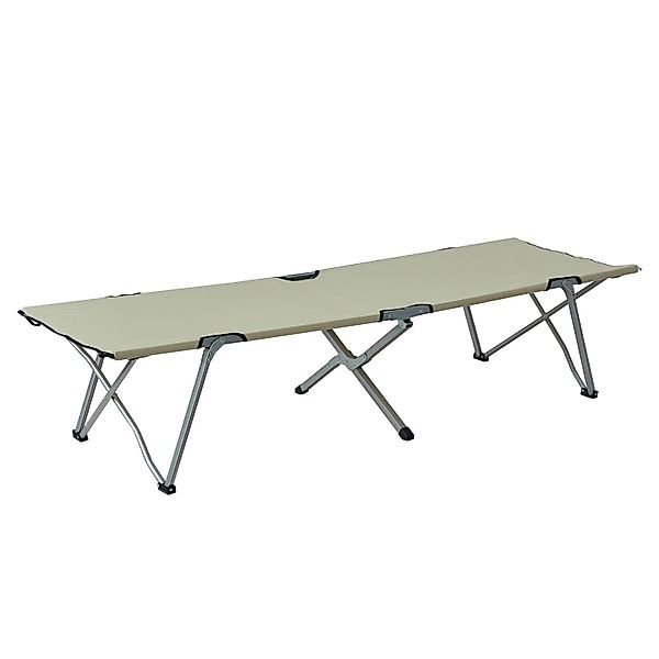 Outsunny Feldbett Metall Oxford Beige Silber L193 x B64 x H40cm günstig online kaufen
