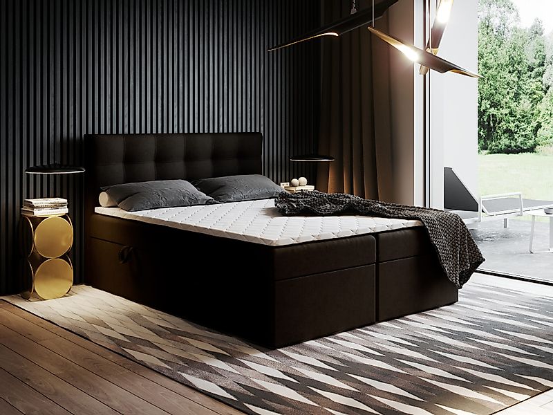 Godre Boxspringbett mit Bettkasten Ewora 170x190 günstig online kaufen