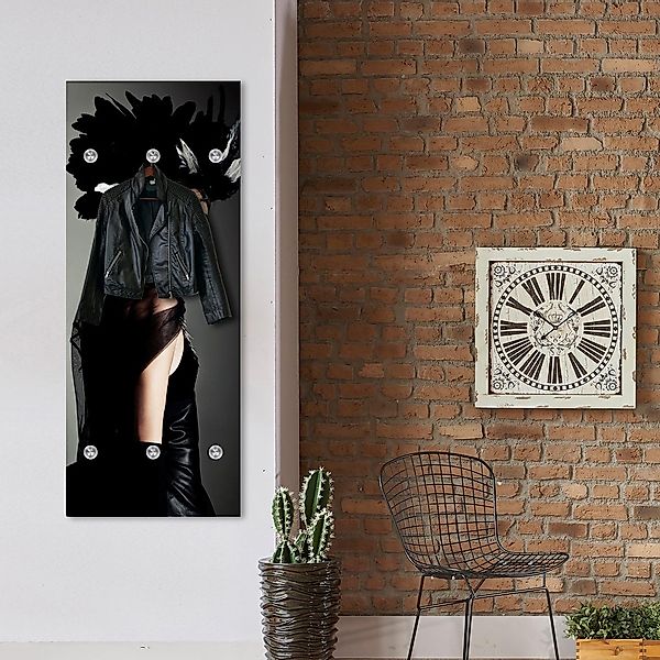 queence Garderobenleiste »Dandelion«, Wand Garderobe, Pflanze, Pusteblume, günstig online kaufen