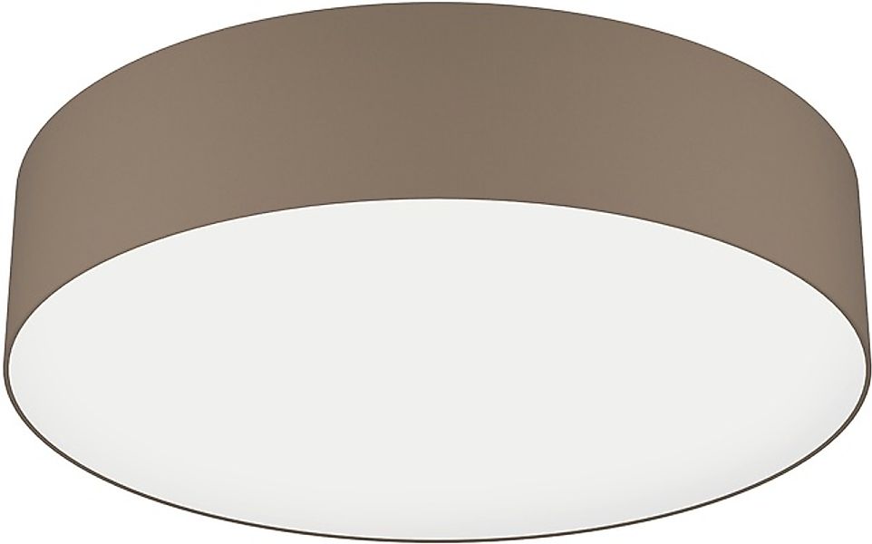 EGLO Deckenleuchte »ROMAO-Z Deckenlampe taupe, Textil, ZigBee 3.0, Timer, D günstig online kaufen