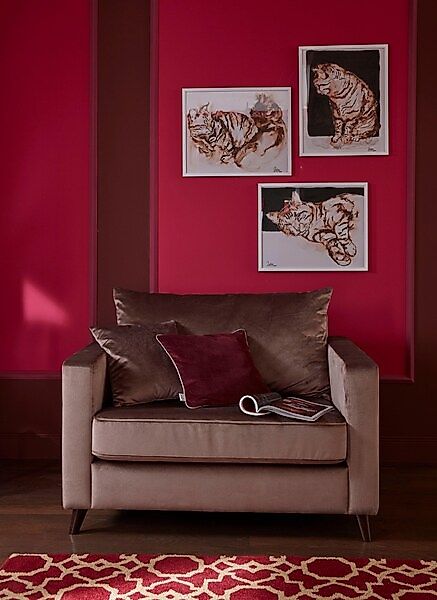 Home affaire Loveseat "Renesse", lose Kissen, Keder an Sitzkissen günstig online kaufen