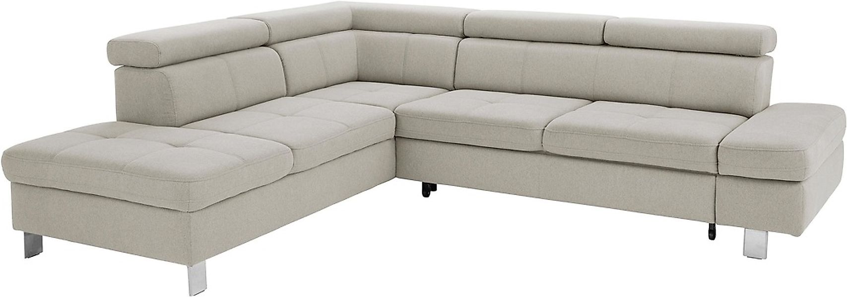 exxpo - sofa fashion Ecksofa »Fiji, L-Form«, mit Kopf- bzw. Rückenverstellu günstig online kaufen