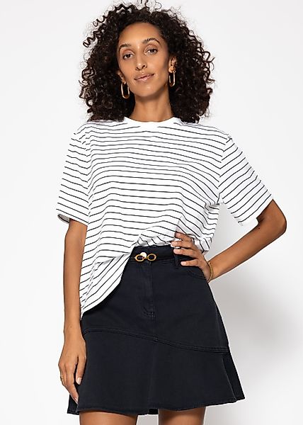 SASSYCLASSY T-Shirt Gestreiftes T-Shirt für Damen günstig online kaufen