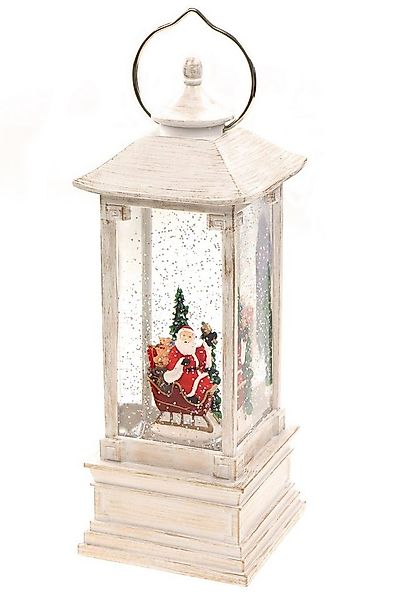 ELLUG Schneekugel Schneekugel als Laterne mit Weihnachtsmann auf Schlitten, günstig online kaufen