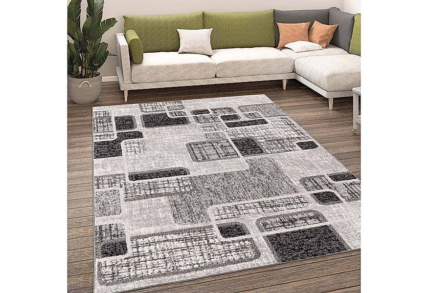 TaCa Home Teppich Moderner Designer Teppich Retro, rechteckig, Höhe: 13 mm, günstig online kaufen