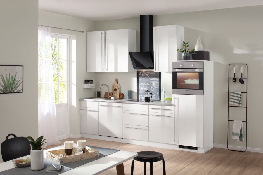 wiho Küchen Küchenzeile Chicago, mit E-Geräten, günstig online kaufen