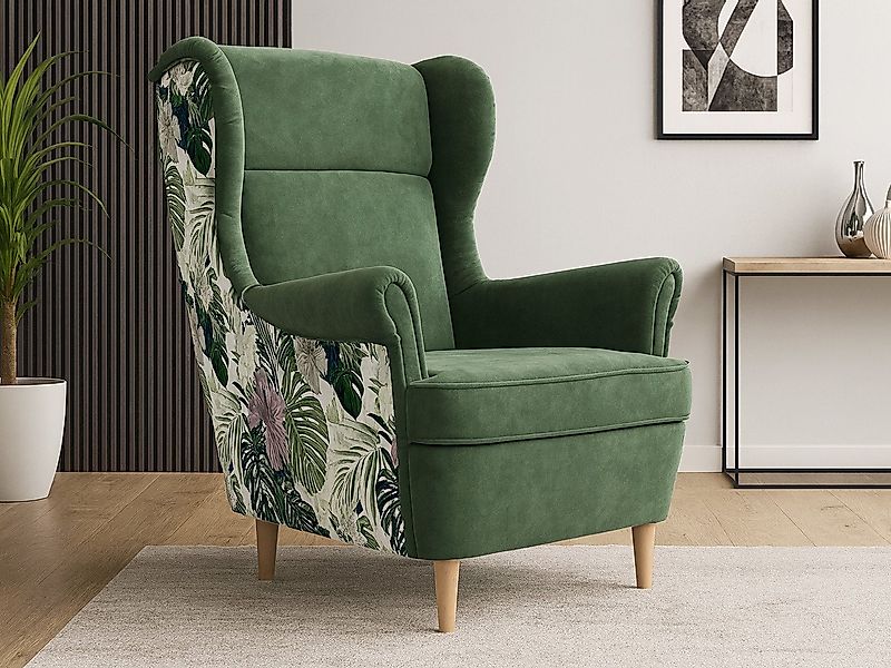 Beautysofa Ohrensessel Havana im skandinavischen Stil (hoher Rückenlehne & günstig online kaufen