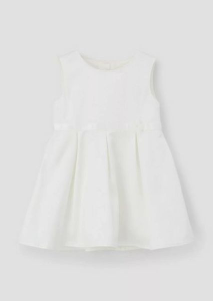 s.Oliver Jerseykleid Ärmelloses Kleid mit Blumenapplikation Tape günstig online kaufen