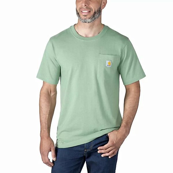 Carhartt T-Shirt Pocket S/S T-Shirt Loden Frost Heather günstig online kaufen