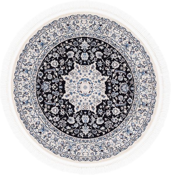 carpetfine Teppich "Nain Diane" rund 8 mm Höhe Kurzflorteppich, Orient Look günstig online kaufen