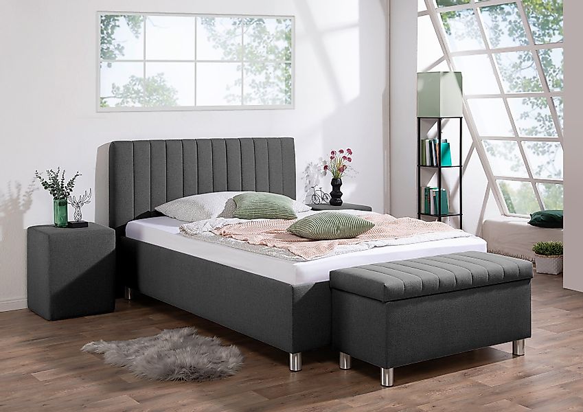 Maintal Polsterbett "Kieferwald" mit Bettkasten, wahlweise mit Bonnell- ode günstig online kaufen