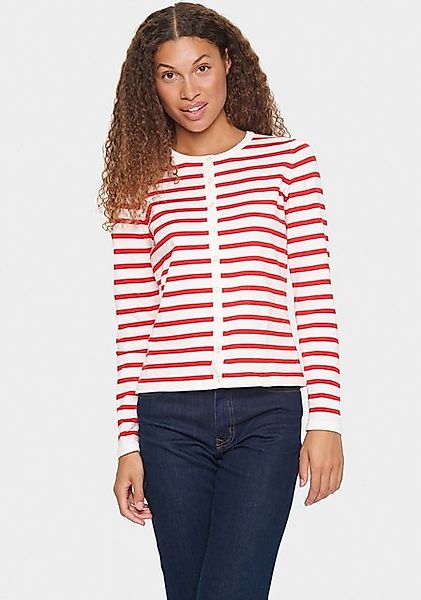 Saint Tropez Strickjacke MilaSZ Striped Cardigan günstig online kaufen