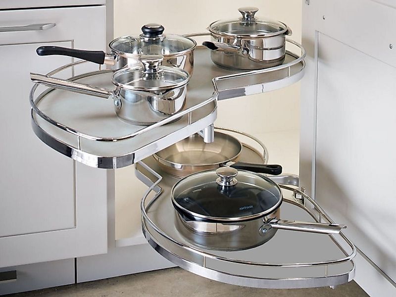 Kesseböhmer Auszugsboden 500 mm Links LeMans II Beschlag für Eckschrank, in günstig online kaufen