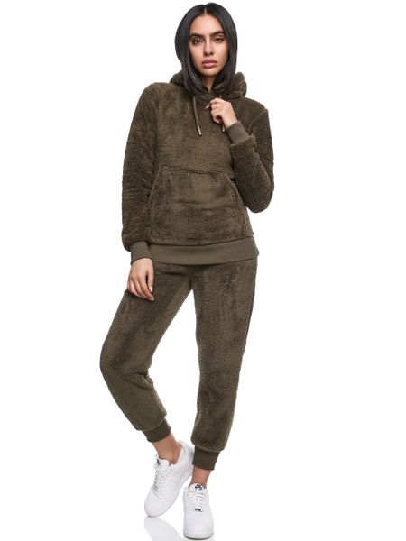 REPUBLIX Jogginganzug EMERY, Damen Plüsch Zweiteiler günstig online kaufen
