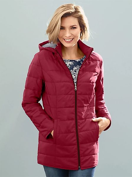 Classic Basics Steppjacke mit Kapuze günstig online kaufen
