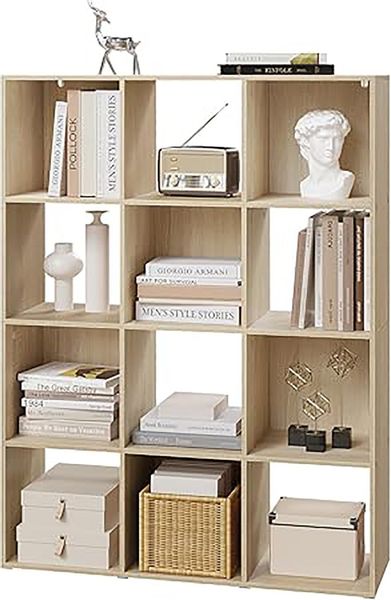 EUGAD Bücherregal, 1-tlg., 4 Ebenen, mit günstig online kaufen