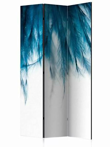 artgeist Paravent Sapphire Feathers [Room Dividers] blau/weiß Gr. 135 x 172 günstig online kaufen
