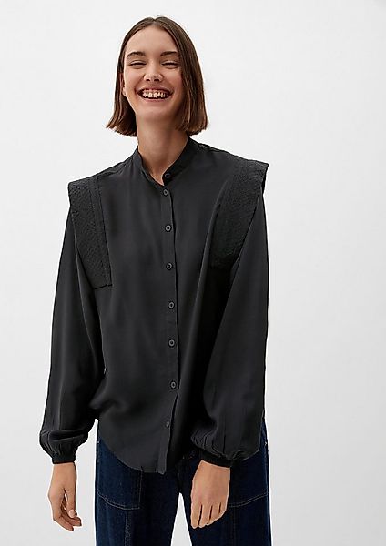 QS Langarmbluse Bluse Bluse aus Viskose günstig online kaufen