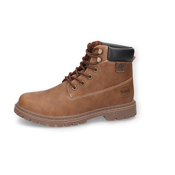 Dockers by Gerli Schnürboots, Workerboots, Schnürstiefel mit Blockabsatz günstig online kaufen