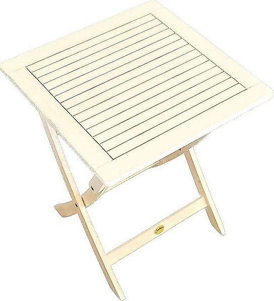 Sedex Gartentisch CATAR Klapptisch weiß 80x80 günstig online kaufen